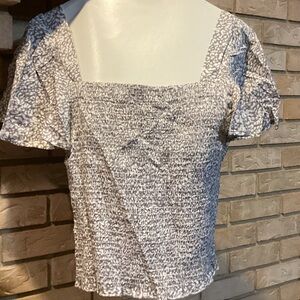 Fun & Flirt crop top blouse